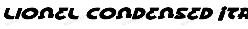 Lionel Condensed Ita字体转换